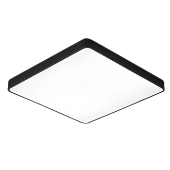 

Promotion! Modern Ultra-Thin Led Ceiling Lamps Iron Square Round Ceiling Lights for Living Room Bedroom Indoor Lighting 5Cm Blac