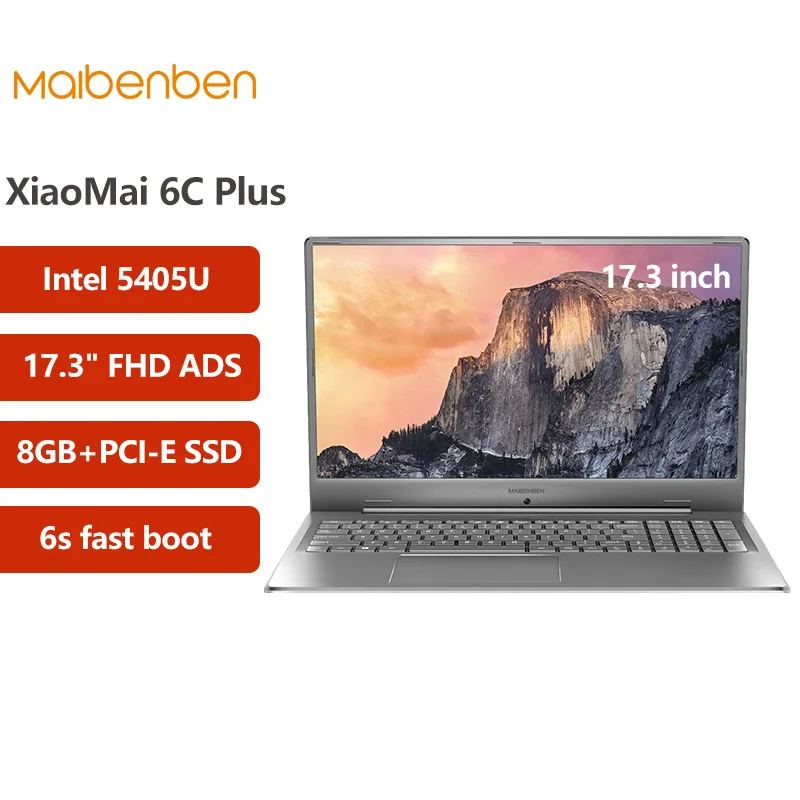 Laptop MAIBENBEN XiaoMai 6C Plus [17.3" FHD Pentium 5405U 16GB RAM 256GB SSD 1TB HDD ] 1 year local warranty | Компьютеры и офис