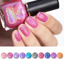 Born pretty, голографическая лак для ногтей, градиентный Блестящий лак для фототерапии, блестящий Блестящий лак для ногтей, гель для маникюра, Декор