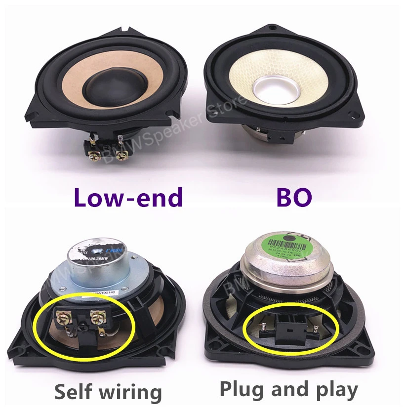 For BMW G30 G20 F10 F11 F25 F22 F30 F32 F34 E60 E90 F48 G01 G05 X4 Series High Quality Audio Horn Speakers Midrange Loudspeaker For Audio Speakers Kit Midrange Speakers Midrange Horn