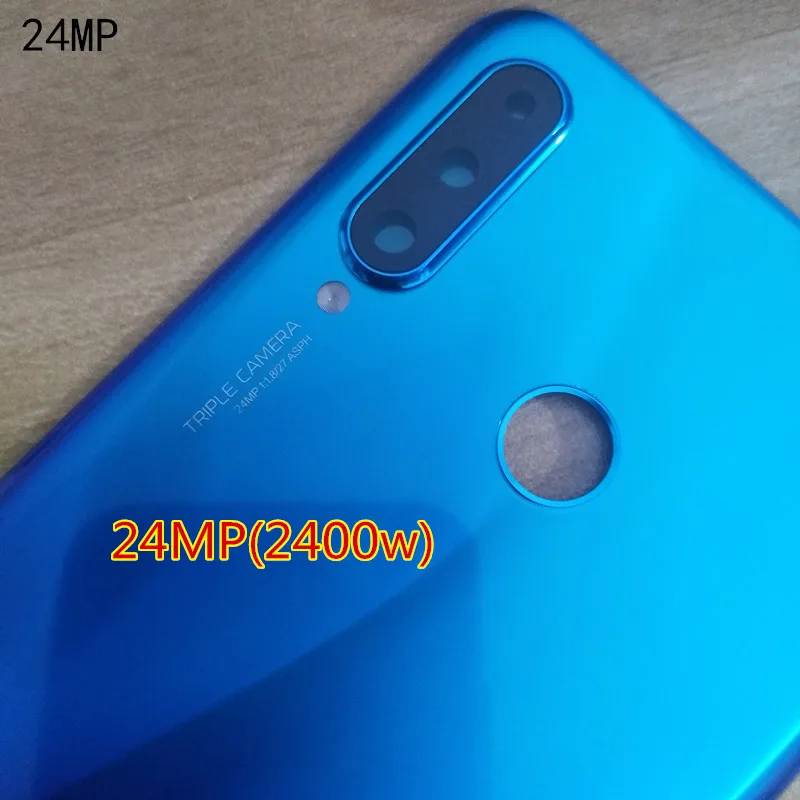 Новая Оригинальная задняя крышка из закаленного стекла для huawei P30 Lite/Nova 4E, запасные части, задняя крышка для батареи, корпус+ рамка для камеры