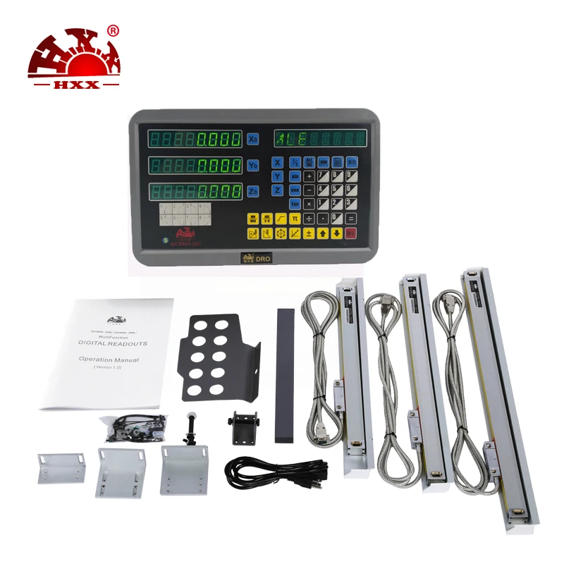 

2019 HXX DRO Kit 3 Axis LED Digital Readout DRO For Lathe Milling Machine