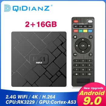 

HK1 Mini Smart tv box Android 9.0 RK3229 Quad-Core Set top box hk1mini 4K H.265 Wifi Set Top Box Media Player pk h96 x96 max