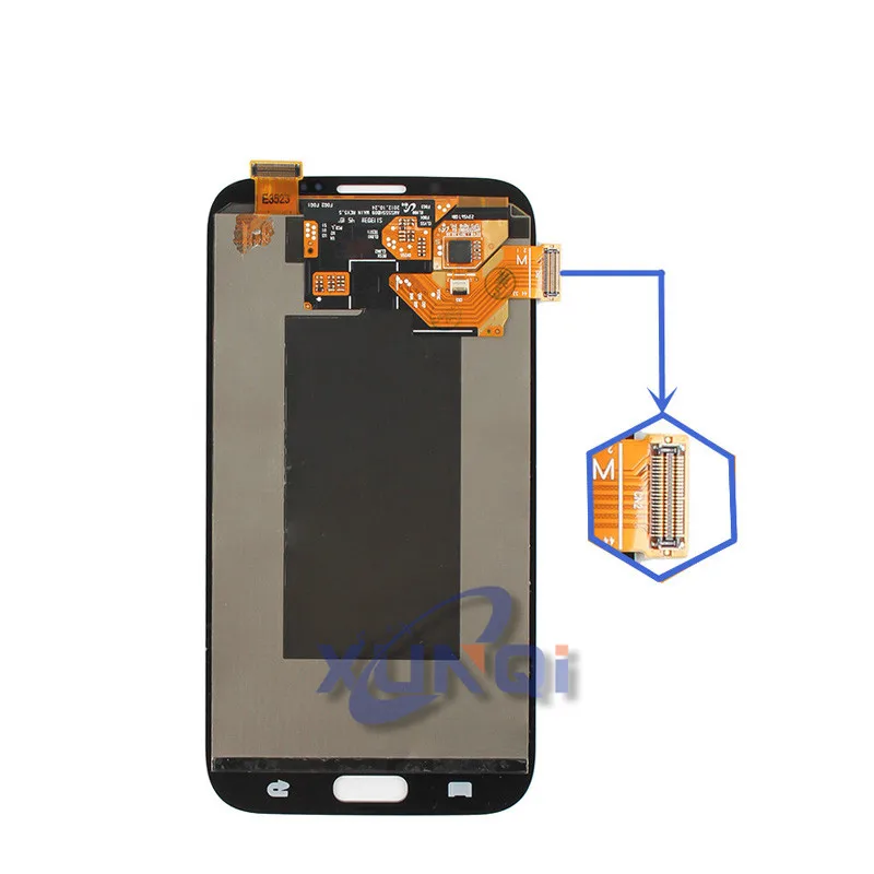 AMOLED LCD For Samsung Galaxy Note 2 N7100 N7105 LCD With Frame Display Touch Screen Complete 1 AMOLED LCD For Samsung Galaxy Note 2 N7100 N7105 LCD With Frame Display Touch Screen Complete 5