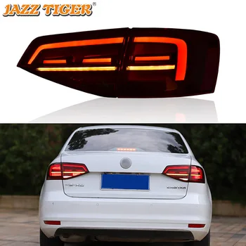 

Car LED Tail Light Taillight For Volkswagen Jetta 2015 - 2018 Rear Fog Lamp + Brake Light + Reverse + Dynamic Turn Signal