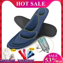 EiD 4D растягивающиеся дышащие дезодорирующие стельки для бега, стельки для ног, мужские и женские стельки для обуви, ортопедическая прокладка с эффектом памяти