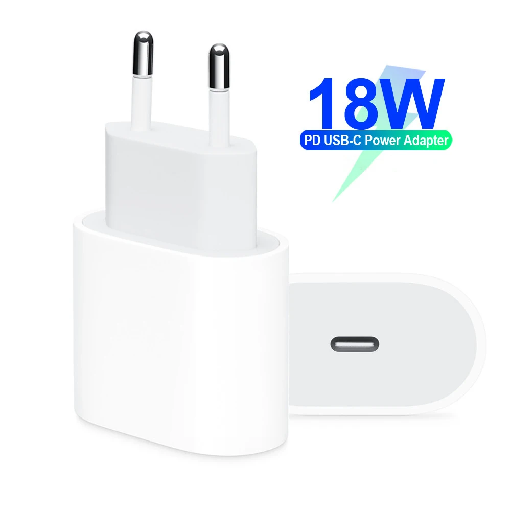 18W USB C Power Adapter TYPE C USB C TO lightn 8pin Cable 9V 2A PD2 3