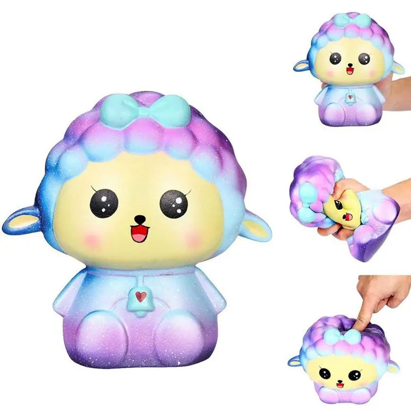 Squishy Toy Slow Rising Squeeze Soft Cute Fun Galaxy Sheep Jumbo Scented Squishies Stress Relief Toys 2