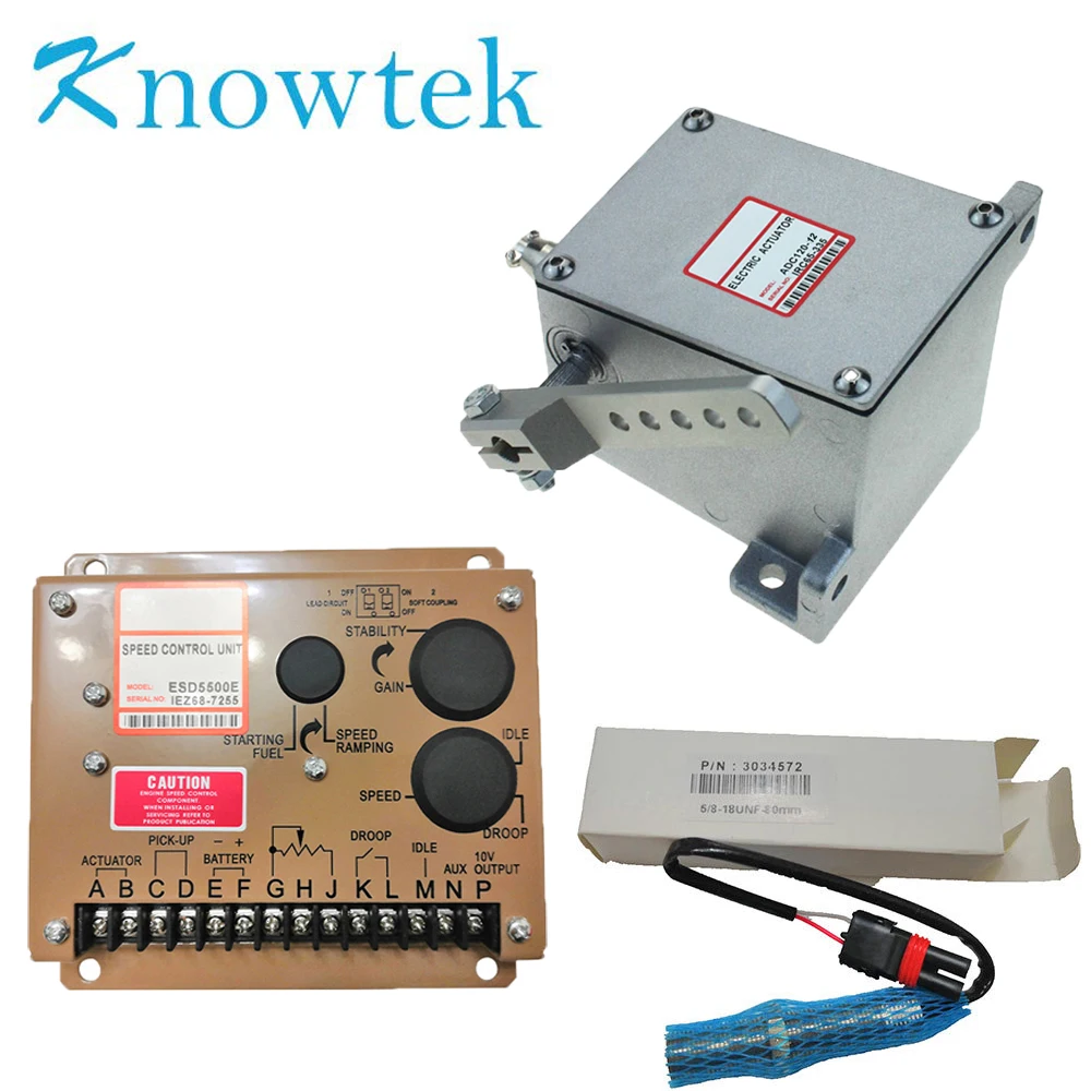 v com Governador Esd5500e com Sensor de Captação Conjunto Atuador Gerador 12 v – 24 30345722para Diesel 1 Adc225