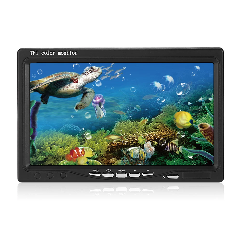 Ceny 7.0 Cal 15m 1000TVL pod wodą lokalizator ryb kamera wędkarska 15 sztuk białe diody led + 15 sztuk lampa podczerwień echosondy IP68 wodoodporna