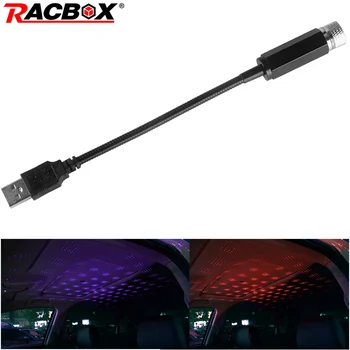 

Racnox LED Car Roof Star Night Light Projector Atmosphere Galaxy Lamp USB Decorative Lamp Adjustable Multiple Lighting Effects