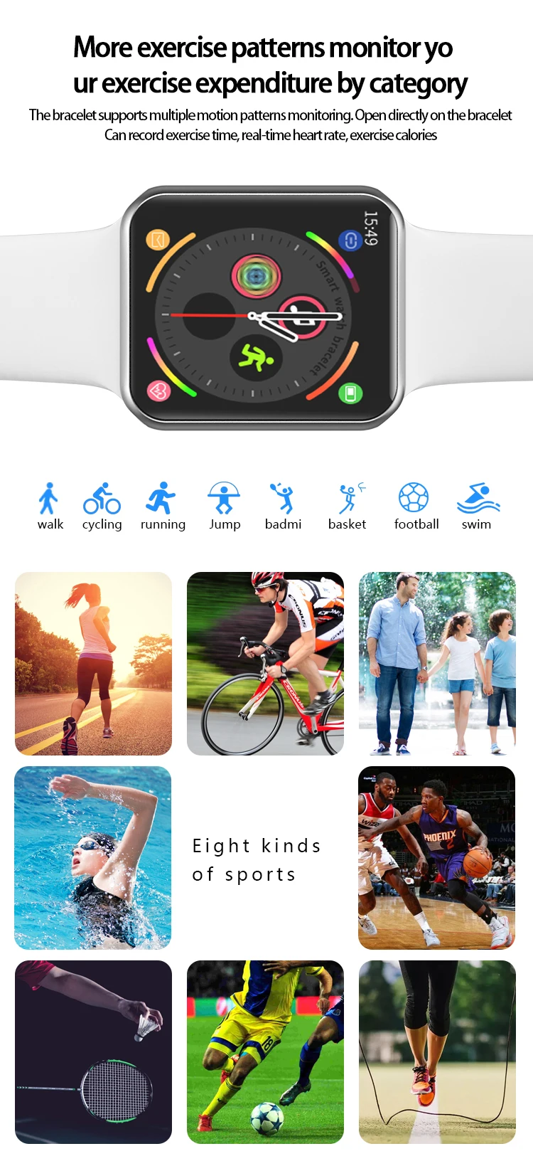 Смарт-часы для мужчин IP68 Водонепроницаемые спортивные Смарт-часы мониторинг сердечного ритма погоды смарт-браслет для IOS Android v p70 Q9