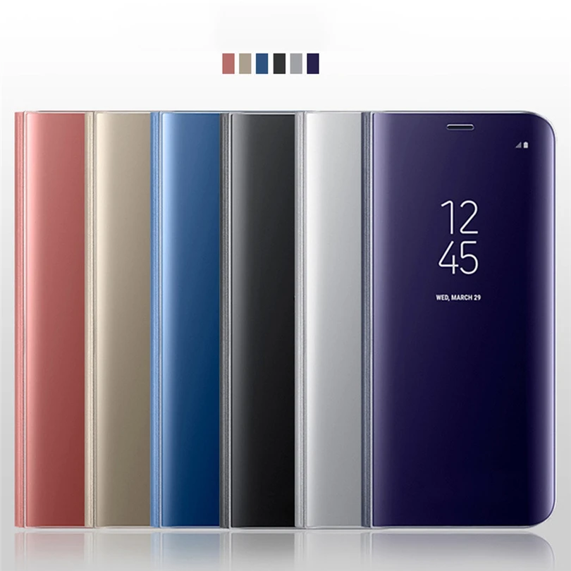 Мобильный чехол для телефона для samsung Galaxy C8/J7 Pro, роскошный, умный, с окном, с функцией сна, с откидной крышкой, кожаный чехол-подставка, модный,, S30