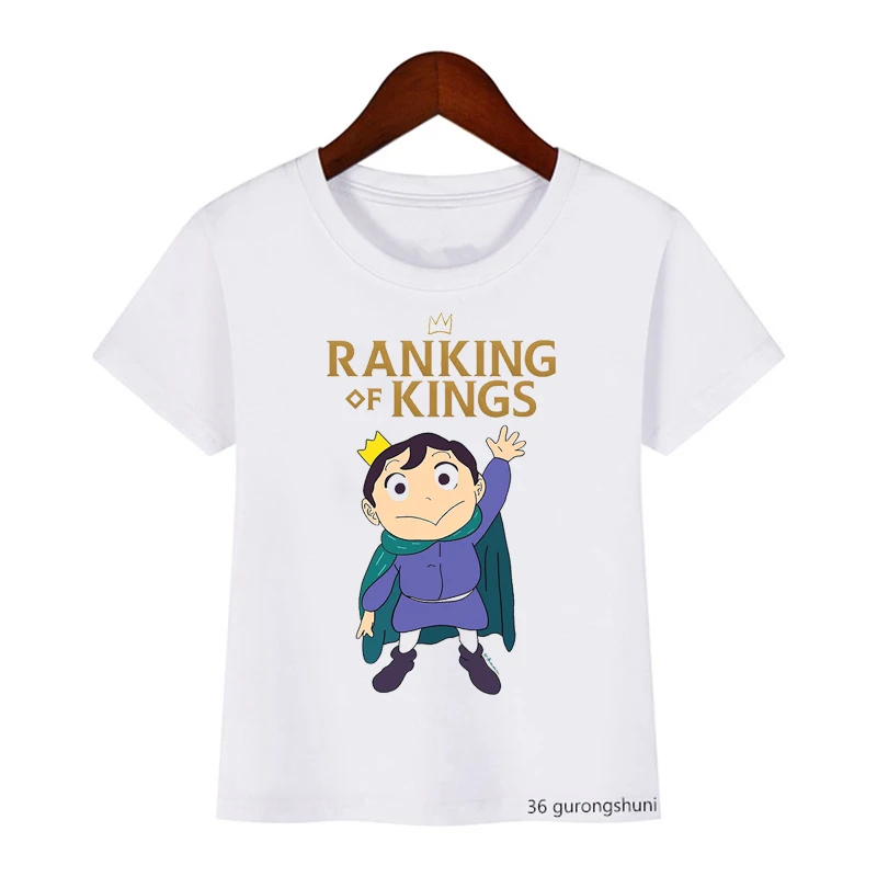 

Newly Children'S T-Shirts Japanese Anime Ranking Of Kings Cartoon Printed Tshirts Summer Boys T-Shirt Funny Girls Tshirts Tops
