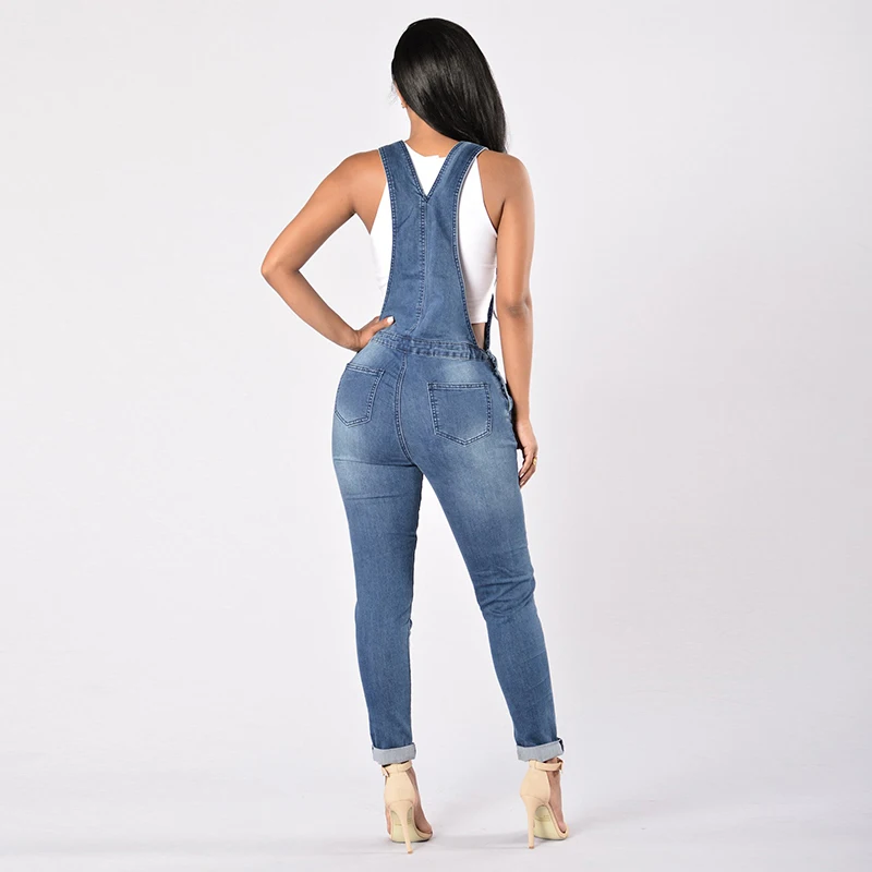 2019 New Spring Women Overalls Cool Denim Jumpsuit Ripped Holes Casual Jeans Sleeveless Jumpsuits Hollow Out Rompers 2XL 2019 New Spring Women Overalls Cool Denim Jumpsuit Ripped Holes Casual Jeans Sleeveless Jumpsuits Hollow Out Rompers 2XL