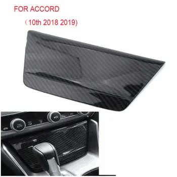 

New Styling Accessories Carbon Fiber Color Console Cigarette Cigar Lighter Trim ABS For Honda Accord 2018 1 PCS