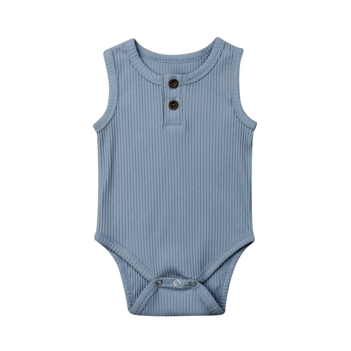30606D Focusnorm 0-24M младенец новорожденный мальчик девочка вязать боди сплошной хлопок Мягкий комбинезон одежды снаряжение - Цвет: 30606D