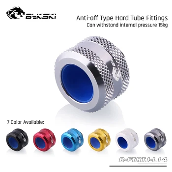 

Bykski B-FTHTJ-L14, Anti-off Type Hard Tube Fittings, For OD14mm Hard Tubes, Diamond Pattern, Enhanced Silicone