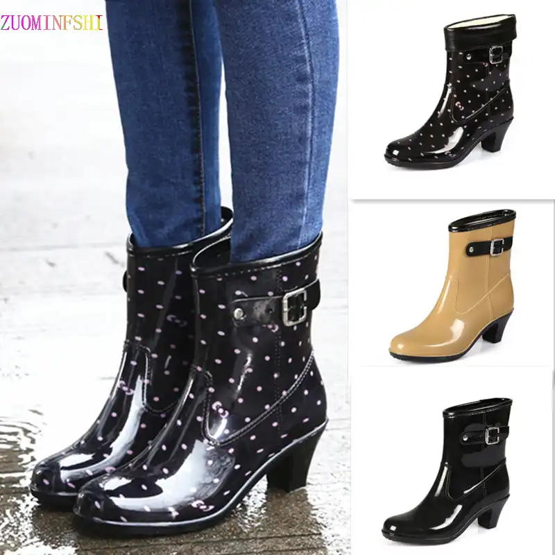 fashionable rain boots for women