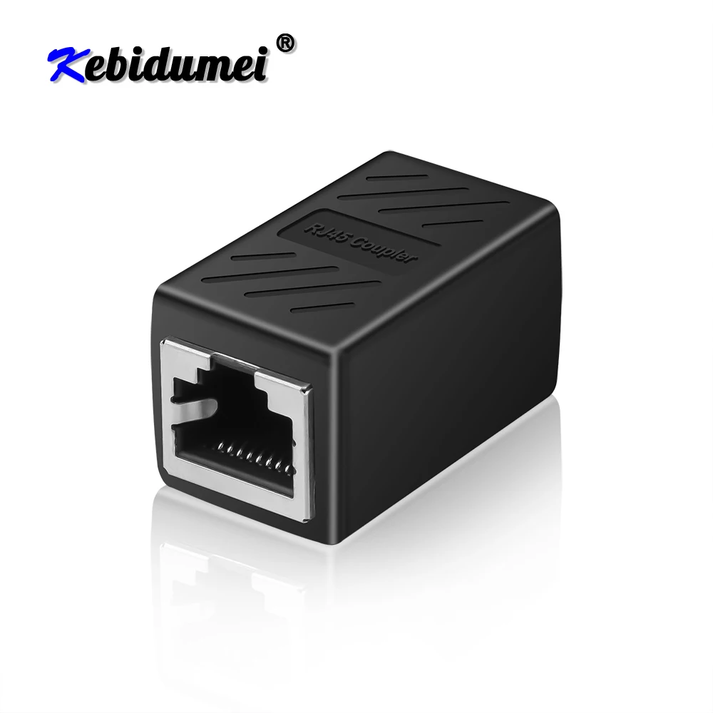 

Kebidumei RJ45 Female To Female Network Ethernet LAN Splitter Connector Transfer Head RJ45 Adapter Coupler