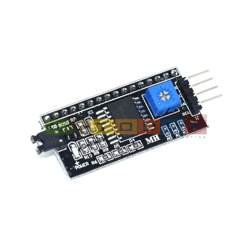 Интерфейсный модуль PCF8574 IIC I2C TWI SPI для ЖК-дисплея 1602 | Электронные компоненты и