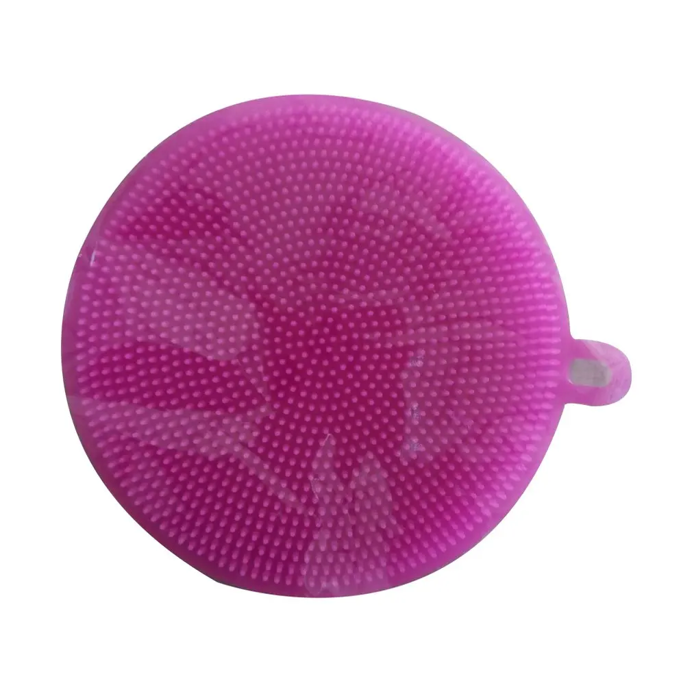 Silicone Sponge Dish Washing Kitchen Scrubber Food-Grade Dishes Multipurpose Sponges Non Stick Cleaning Brush | Дом и сад