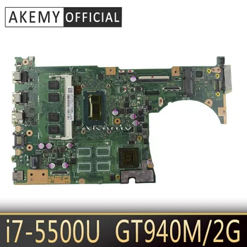 

Akemy with i7-5500 cpu 4GB/RAM GT940M/2GB Q551LB motherboard For ASUS Q551L Q551LB Q551LN Laptop motherboard mainboard