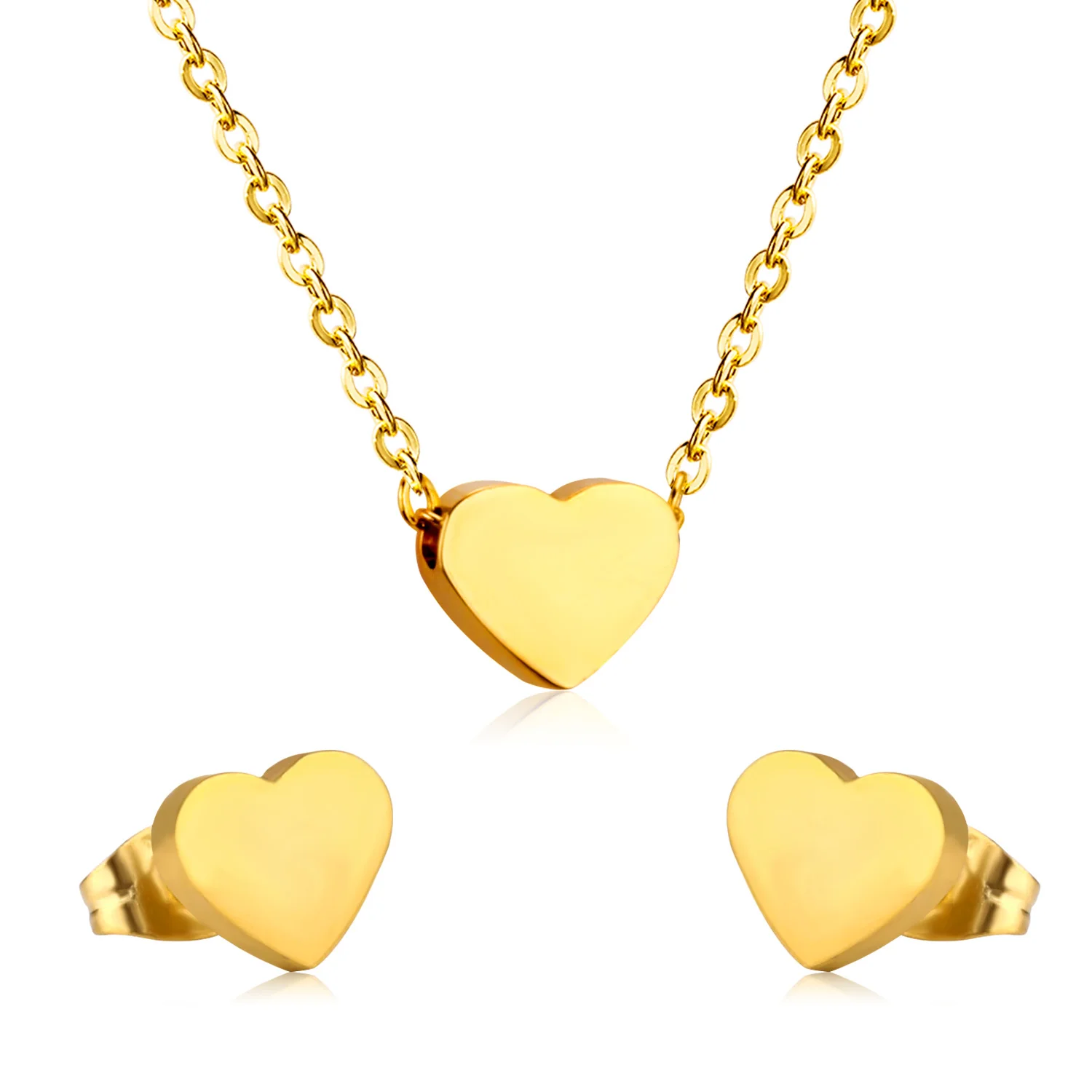Orecchini Heart Ladies - Acciaio compatibile con la pelle - incl