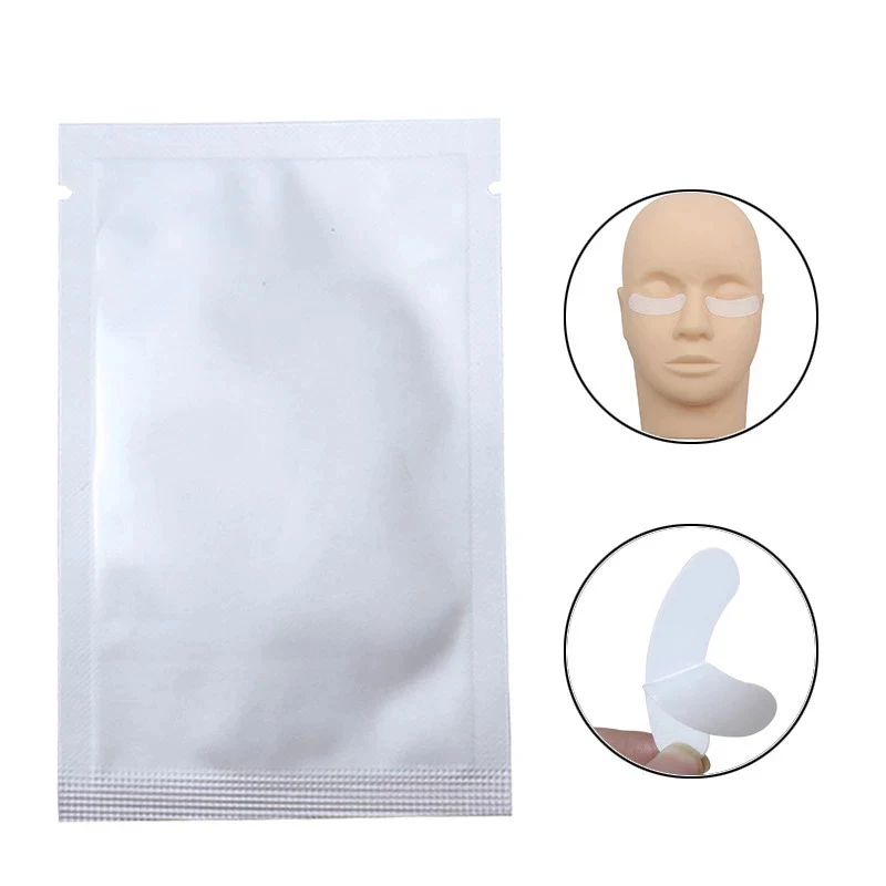 Silicone Eyelash Pad Patches Under Eye Pad For Eyelashes Extension 50 pack No.2 Thick Types