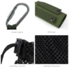 Bassdash Water Bottle Pouch with Molle Straps Belt Clip Carabiner Foldable Mesh Holder Bag for Travel Fishing Hunting Hiking 2