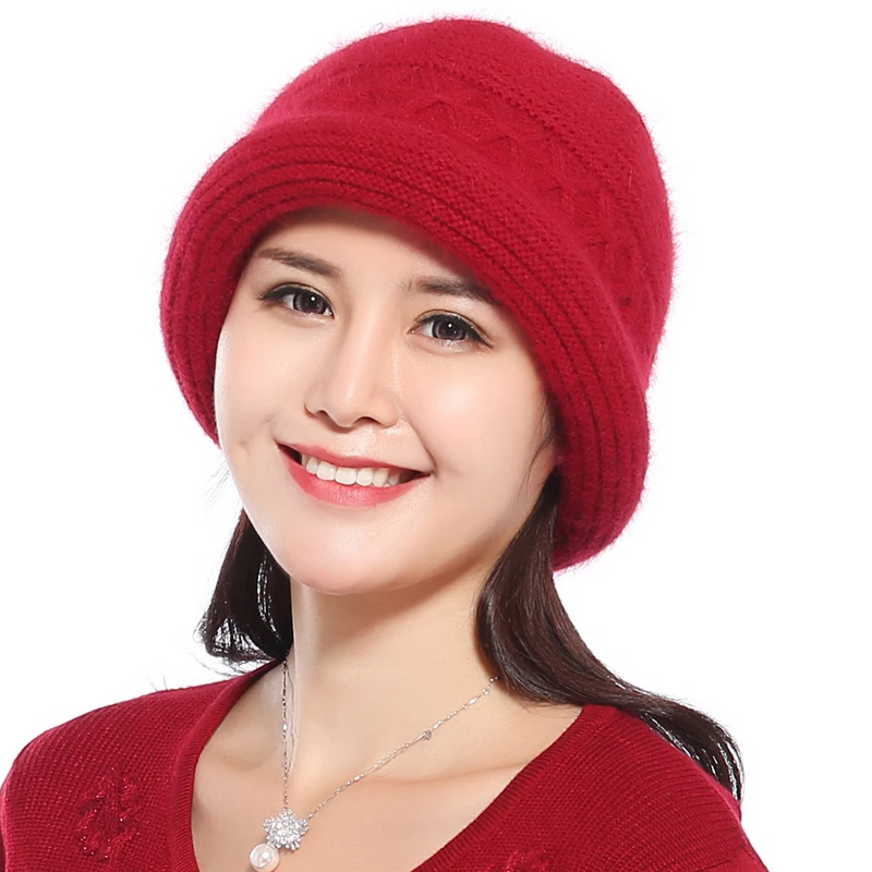 Круглая шапка Fedora Bucket Cloche, осенняя винтажная модная теплая шапочка, вечерние, подарок для мамы, шерстяная элегантная женская зимняя шапка-котелок
