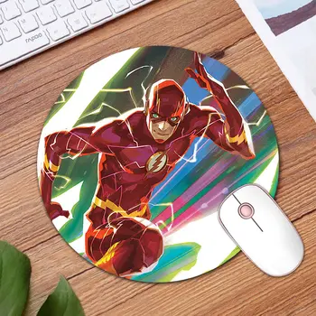 

Beautiful Computer Mousepad Rubber Thickening Cartoon Round Flash Mouse Pad 20CM for MacBook Xiaomi Lenovo Mice Mat