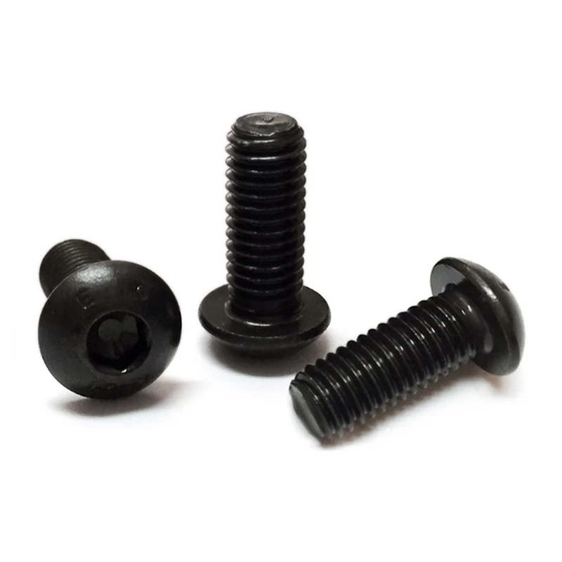 50 шт. M6x12mm болт с шестигранной головкой черный