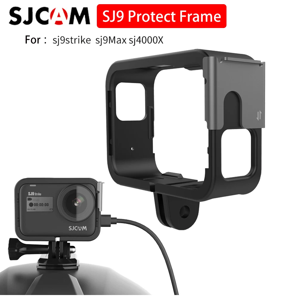 

SJCAM SJ9 Frame with 1.5m Cable Protect Frame Holder Plastic Frame Case for SJCAM SJ9 Series SJ9 Strike SJ9 Max Action Cameras