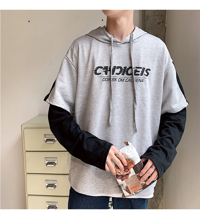 LAPPSTER Men Patchwork Crane Oversized Hoodies Mens Japanese Streetwear Hip Hop Sweatshirts Male Harajuku Kpop Hoodie 5XL