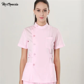 

Women and Men Scrub Sets Summer Wear Medical Doctor Lab Coat Nurse Clothes Hospital Uniforms Workwear Top and Pants Cheap Suits