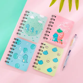

1pcs Dinosau Notebooks Student Cartoon Planner Novelty Stationery Schedule Book Cute Schedule Notebook Kawaii School Supplies