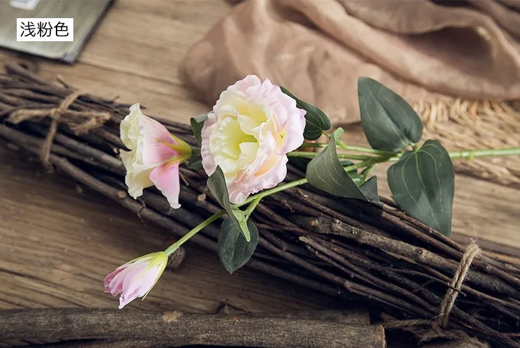 Три имитация platycodon Grandiflorum цветы в Гостиная, декоративный цветок для дома декоративные цветы - Цвет: 2