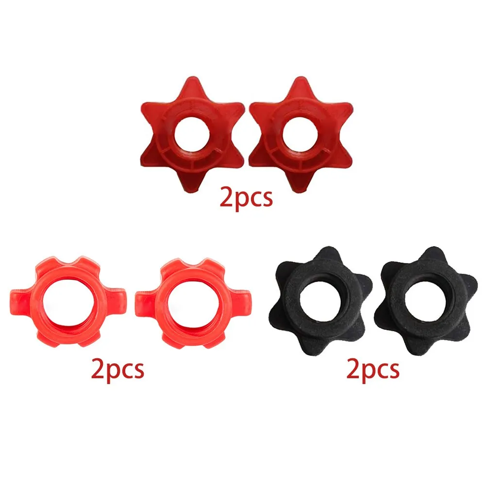Anti-slip Weight Lifting Accessories Dumbbell Bar Plug Barbell Bar Clip Handbell Clip Lock Screw Nut Barbell Collar weight lifting accessories