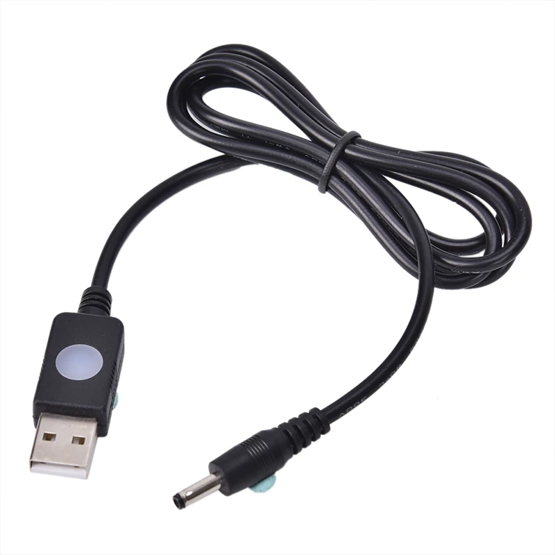 Hot New 3.5mm USB DC Power Charging Cable Charger Cable Wire for Flashlight Head lamp