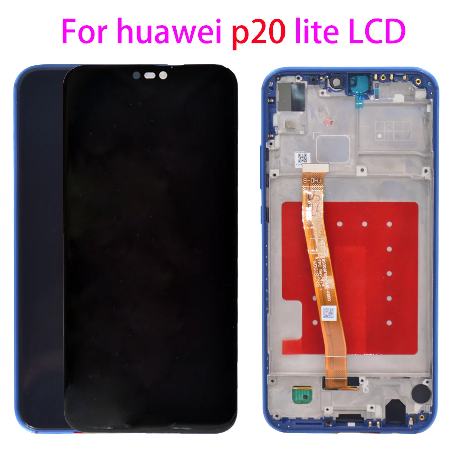 

For Huawei P20 lite LCD Display Touch Scree For Huawei p20 lite LCD with Frame Replacement Ane-lx1 Lx3 Nova 3e