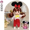 New BjD 16CM Doll For Gitls 13 Movable Joints Cute Face and Blue Eyes with Clothes Shoes Mini Dolls Girl Gift for Girls Diy Toys 2