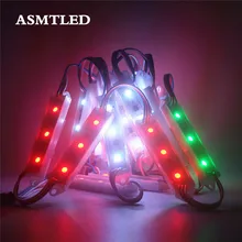 20 шт./лот 5050 клейкий светодиодный модуль освещения водонепроницаемый DC 12 В WS2811 пиксельные модули Светодиодный Знак подсветка для букв каналов