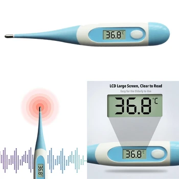 

Digital Thermometer Fever for Adults & Baby Kids Highly Accurate Fast Reading Oral Body Mouth Temperature