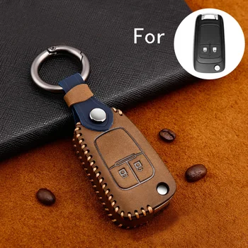 

Car Key Case Cover Protector Leather For Buick Chevrolet Cruze Opel Vauxhall Mokka Encore Remote Cover Car Accessories