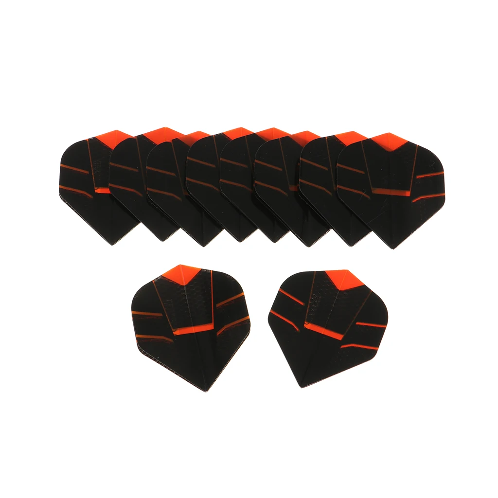 10Pcs Standard Shape Flights PET Extra Tough Thick Tail Accessories Dart Flights 10Pcs Standard Shape Flights PET Extra Tough Thick Tail Accessories Dart Flights