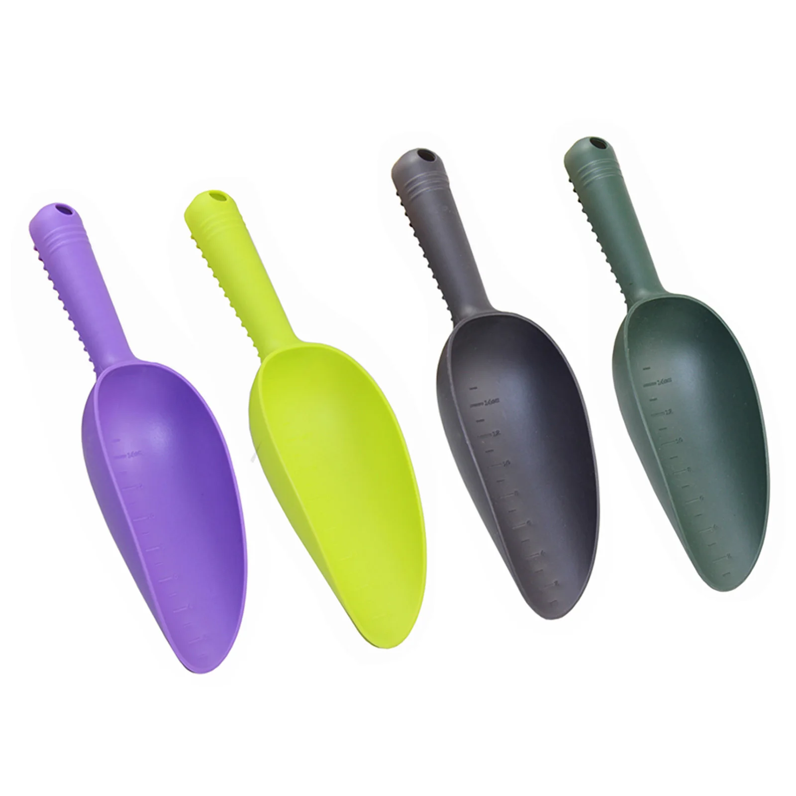 

Garden Spade Plastic Shovel With A Scale Plants Hand Shovel Trowel Fertilizer Transferring Seeds Household Gardening Tools