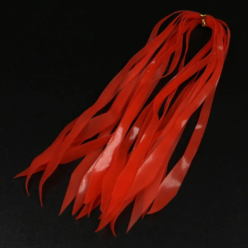 JIGEECARP 100PCS Luminous Silicone Streamer Spinner bait Buzz bait Rubber Jig Lures Material Multiple Color Silicone Squid Skirt