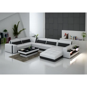 

Living Room Sofa Set Home Furniture Modern Cotton Fabric Solid Wood Frame Soft Sponge U Shape Custom OEM Home Furniture Set