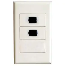 Настенная пластина с 2 портами SC Белая настенная Лицевая панель для кабельной системы услуги интегрированная проводка Работает